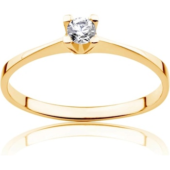 SAVICKI Годежен пръстен Solitaire: злато. диамант