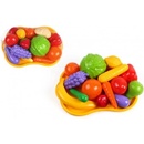 Teddies ovoce a zelenina s podnosem