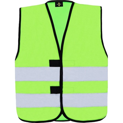 Korntex kw hi-vis aarhus02 / Детска светлоотразителна функционална жилетка - лимонено зелена xs (76kw0204200)