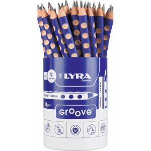 LYRA Groove Комплект графитни моливи B Blue 36 бр (L1875360)