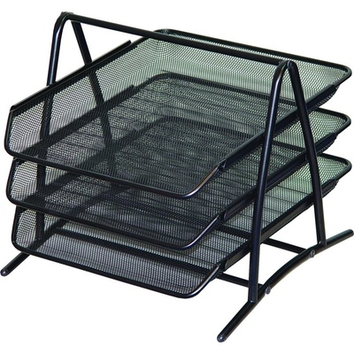 DONAU Kancelářský odkladač Office Set A4 kov černý