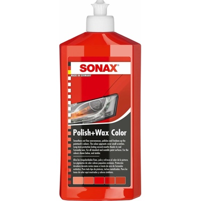 Sonax Polish & Wax Color červená 500 ml