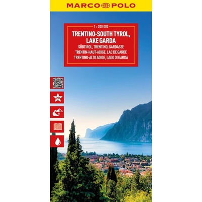 Jižní Tyrolsko, Trentino, Lago di Garda 1:200 000 (Itálie č. 03) / cestovní mapa MARCO POLO