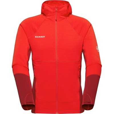 Mammut Мъжко поларено яке Mammut Taiss ML Hooded Jacket Fleece jacket - Mammut Red / Dark Mammut Red - размер XXL (005-6940-0215)