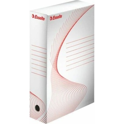 Esselte Archivní box 80 mm bílý/červený