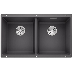 BLANCO SUBLINE 350/350-U (523575) Мивка за вграждане