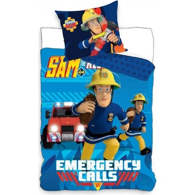 Detexpol Obliečky Požiarnik Sam Emergency Bavlna 140x200 70x80