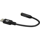 Swissten Adaptér TEXTILE pre iPhone Lightning - Jack 3,5 mm, 0,15 m