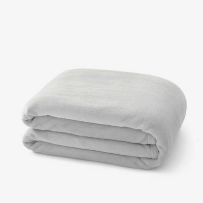 Goldea mikroplyšová deka deluxe svetlo sivá 150x200