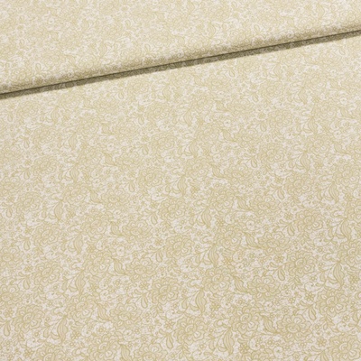 Bavlněné plátno N192, krajka zelená, š.150cm (látka v metráži)