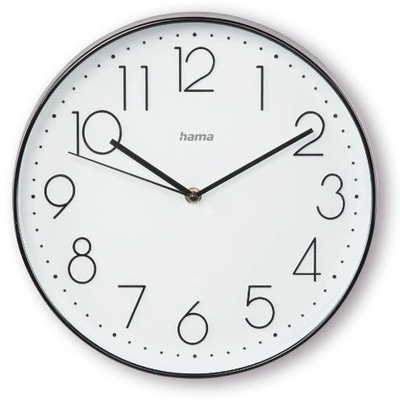 Hama Corsica Кварцов часовник Кръгъл Черен, Бяла (001858730000)