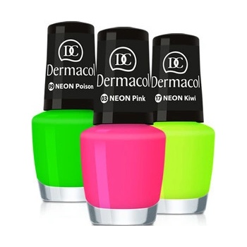 Dermacol lak na nehty Neon Polish 03 pink 5 ml