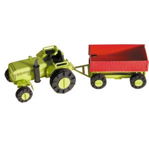 Fridolin 3D пъзел Fridolin Трактор с ремарке