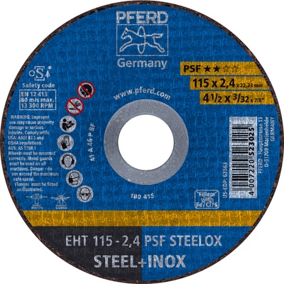 Pferd Rezný kotúč 115 x 2,4 x 22,23 mm 61730122