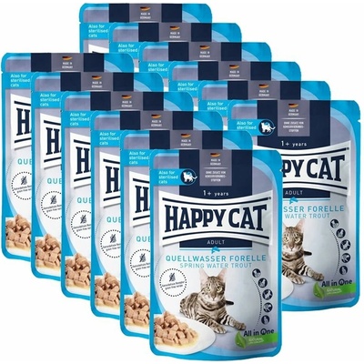 Happy Cat Culinary Quellwasser-Forelle / Pstruh 12 x 85 g