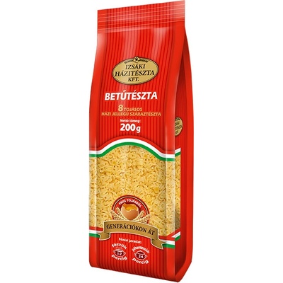 Izsáki Písmenká 8-vaječné cestoviny 200 g