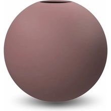 COOEE Design Kulatá váza Ball Cinder Rose 8 cm, růžová barva, keramika