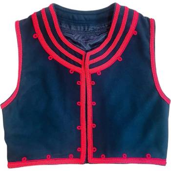 КАРНАВАЛ МЪЖКИ ЧЕРЕН ЕЛЕК С ЧЕРВЕНИ ГАЙТАНИ - Модел 9 (787720242088)