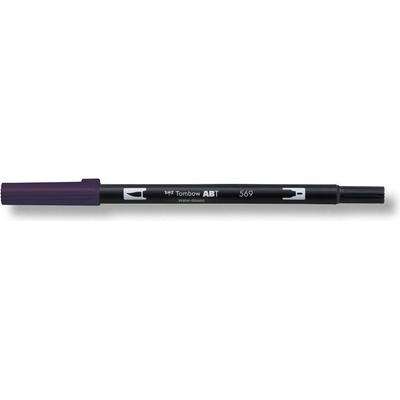 Oboustranný štětcový fix Tombow ABT DUAL - modrá Barva: 401 - Aqua