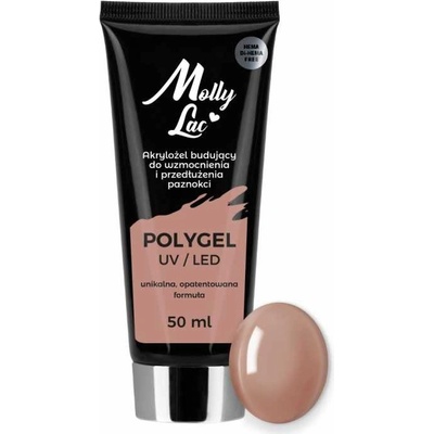MollyLac Polygel Hema di-Hema free Light Brown 50 ml