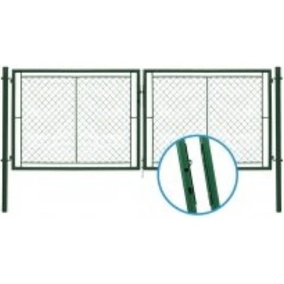 BRÁNKA IDEAL® ZN+PVC Výška (cm): 195, Šírka (cm): 360,5