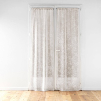 Douceur d`Interieur Sada záclon s listovým vzorem, KARLA, 70 x 240 cm