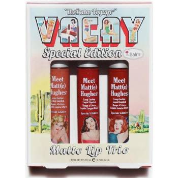 theBalm Мини комплект Течни червила за устни The Balm Meet Matt Hughes theBalm Voyage Vacay Matte Lip Trio (681619818998)