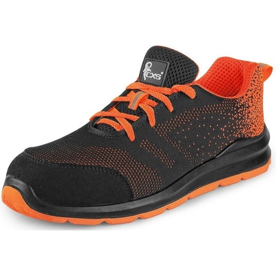 CXS TEXLINE CRES S1 polobotka černo-oranžová