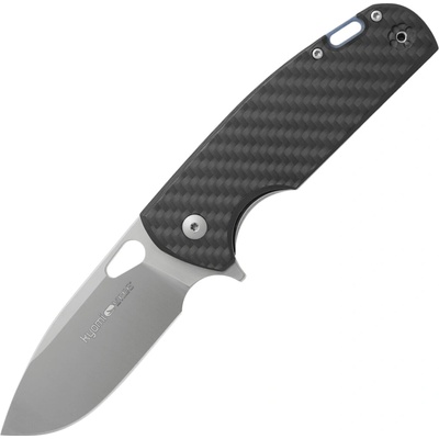Viper KYOMI Drop Point Satin N690Co, Carbon Fiber V5938FC