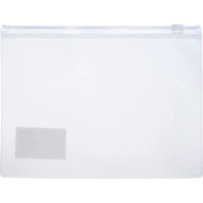 UNIPAP Složka se zipem 26,5x18,3 cm - Transparentní /W034083/ 437040
