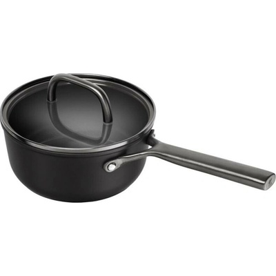 Zwilling Nepriľnavá rajnica Milano s keramickým povrchom a sklenenou pokrievkou, Ø 18 cm, čierna 1035051