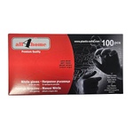 PPS Gloves Black Label Нитрилни Ръкавици Без Пудра Черен Размер L 100 бр