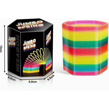 Barevná jumbo spirála se třpytkami