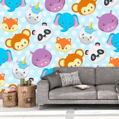 Sablio Tapeta Zoo pre deti, rozmery 336x220 cm