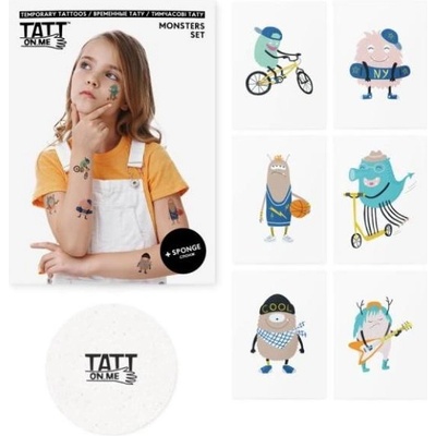 TATTonMe Татуировки за деца Чудовища комплект