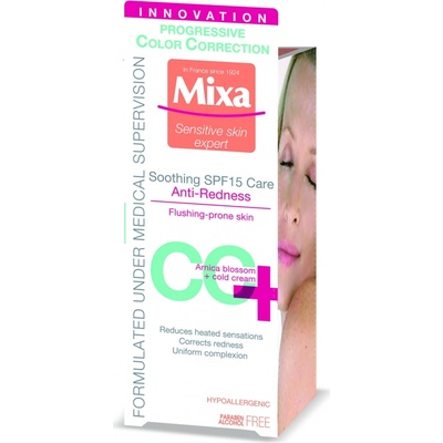 Mixa Soothing BB krém Anti-Redness zklidňující BB krém Natural Gold 50 ml