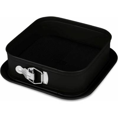 Berlingerhaus Forma na dort hranatá s titanovým povrchem 28x28cm Matte Black Collection BH-7890