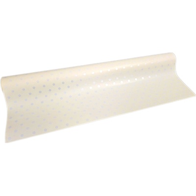 Floristická fólie s puntíkem 50cm x 9,1m 21 světle krémová