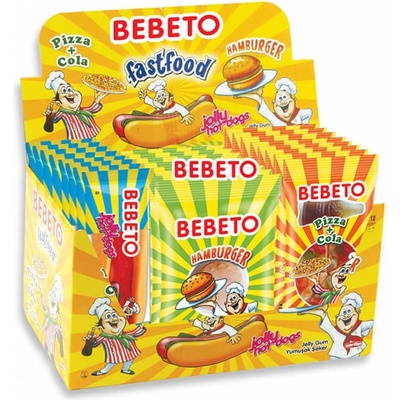 Bebeto želé Fast Food 80 g