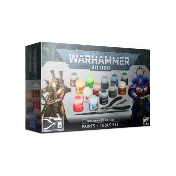 GW Warhammer 40.000: Citadel Paints + Tools Set