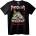 NOONEBRAND Тениска Manowar по-силно от ада - S, Black