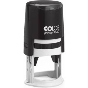 COLOP Печат, кръгъл, COLOP "Printer R 40", със синя подложка за смяна 01034060 (01034060)
