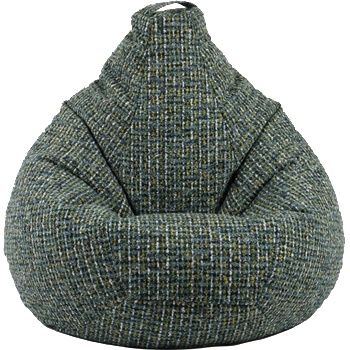 Pufrelax Пуф круша Nirvana Grande, мебелна дамаска, Nordic Field