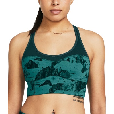 Under Armour Сутиен Under Armour Pjt Rck LG LL Infty Pt Bra-GRN - NO PHOTO Сребърно Velikost M