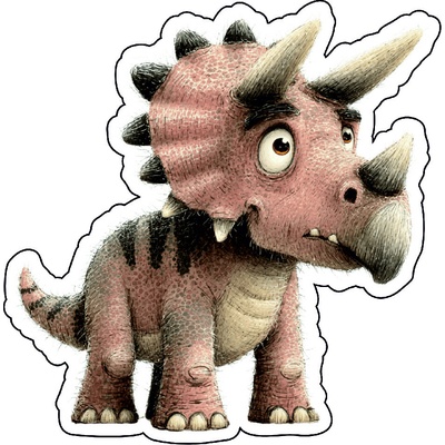 Pískacia koženková nášivka Koženková pískacia nášivka Dinosaurus 10 Velkost: PÍSKLE! malé