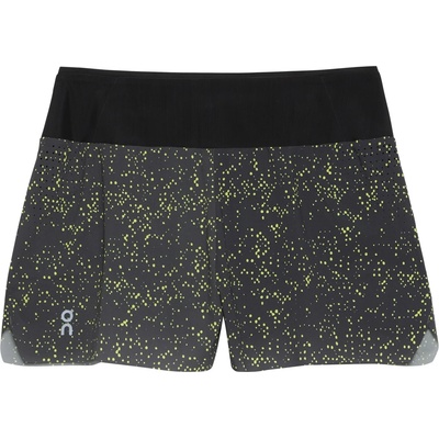 On Дамски шорти за бягане On Women's Ultra Shorts Running shorts - Iron / Lime - размер XL (112-3920-0215)