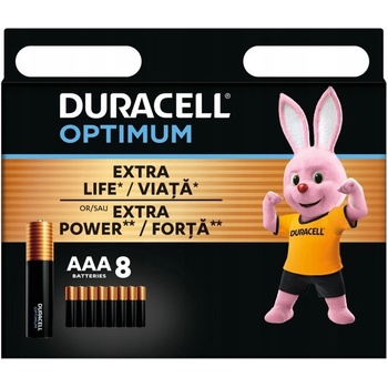 DURACELL Optimum AAA 8 ks 42393