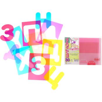 Учител bg Големи пластмасови главни букви - шаблони