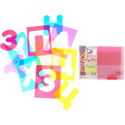 Учител bg Големи пластмасови главни букви - шаблони