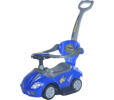 Baby Mix s vodící tyčí 3v1 Mega Car modré